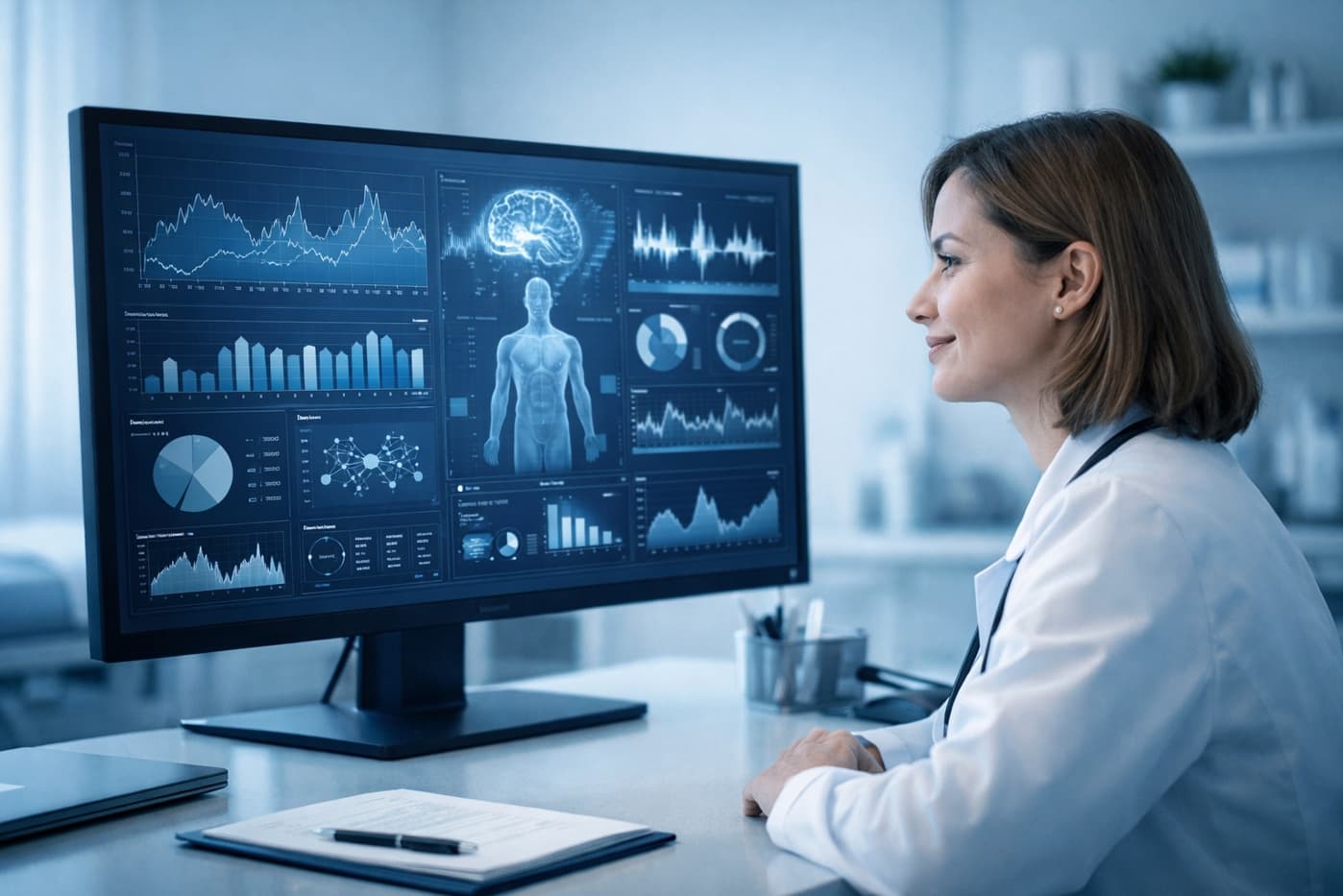 Como a IA está transformando a gestão clínica em 2026